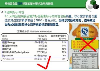 干货 | 预包装食品标签通用要求及常见错误汇总